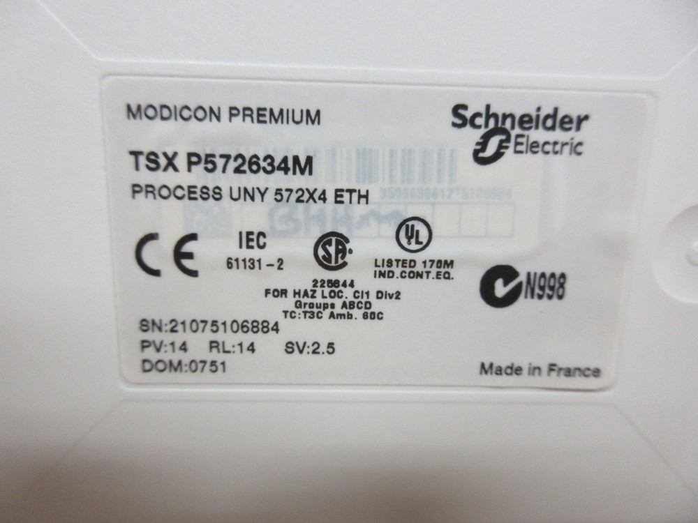 Schneider Electric TSX P572634M PLC Module Rack TSXP572634M