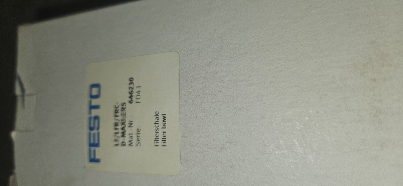 Festo LF/LFR-D-MINI-A:ERS Filter Regulator – New in Box
