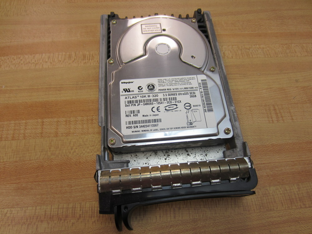 Maxtor KU36J461 ATLAS 10K III-320 Hard Drive JP-04M060-12541-2CD-01CX