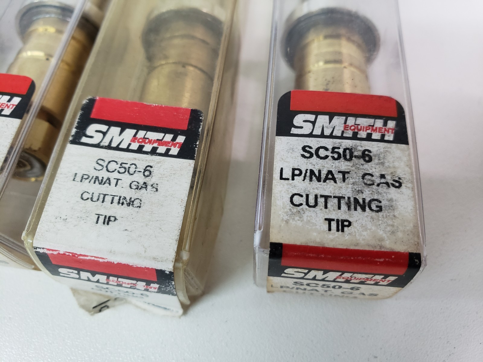LOT of 4 – UNUSED – Smith SC50-6 Cutting Tip LP Propane / NAT Gas