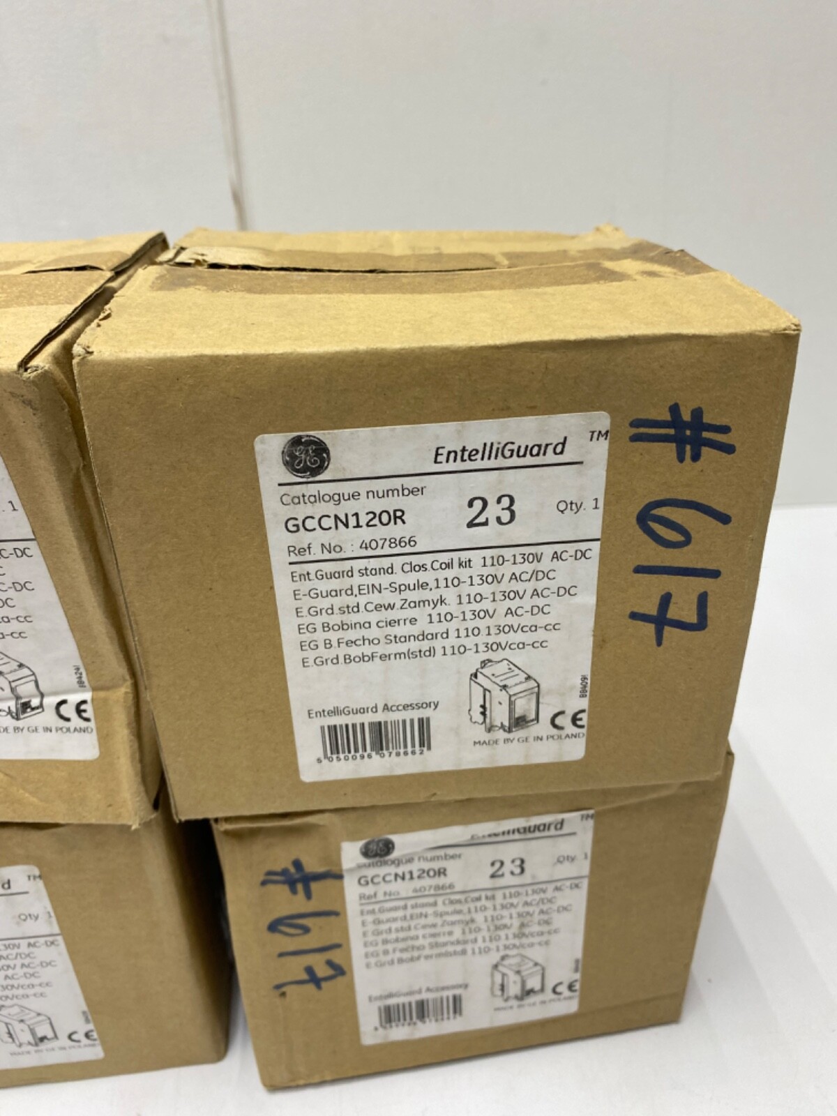 General Electric EntelliGuard GCCN120R Close Coil New