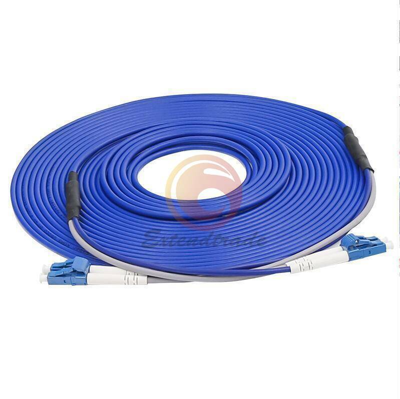 40M LC-LC UPC SM 9/125 Duplex Fiber Cable Armored Cable Fiber Optic Patch Cord