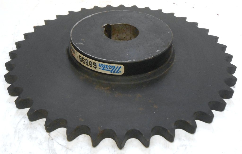 MARTIN, ROLLER CHAIN SPROCKET, 60BS38,1-7/16″ BORE, 9-1/2″ OD, 1-1/4″ L-B