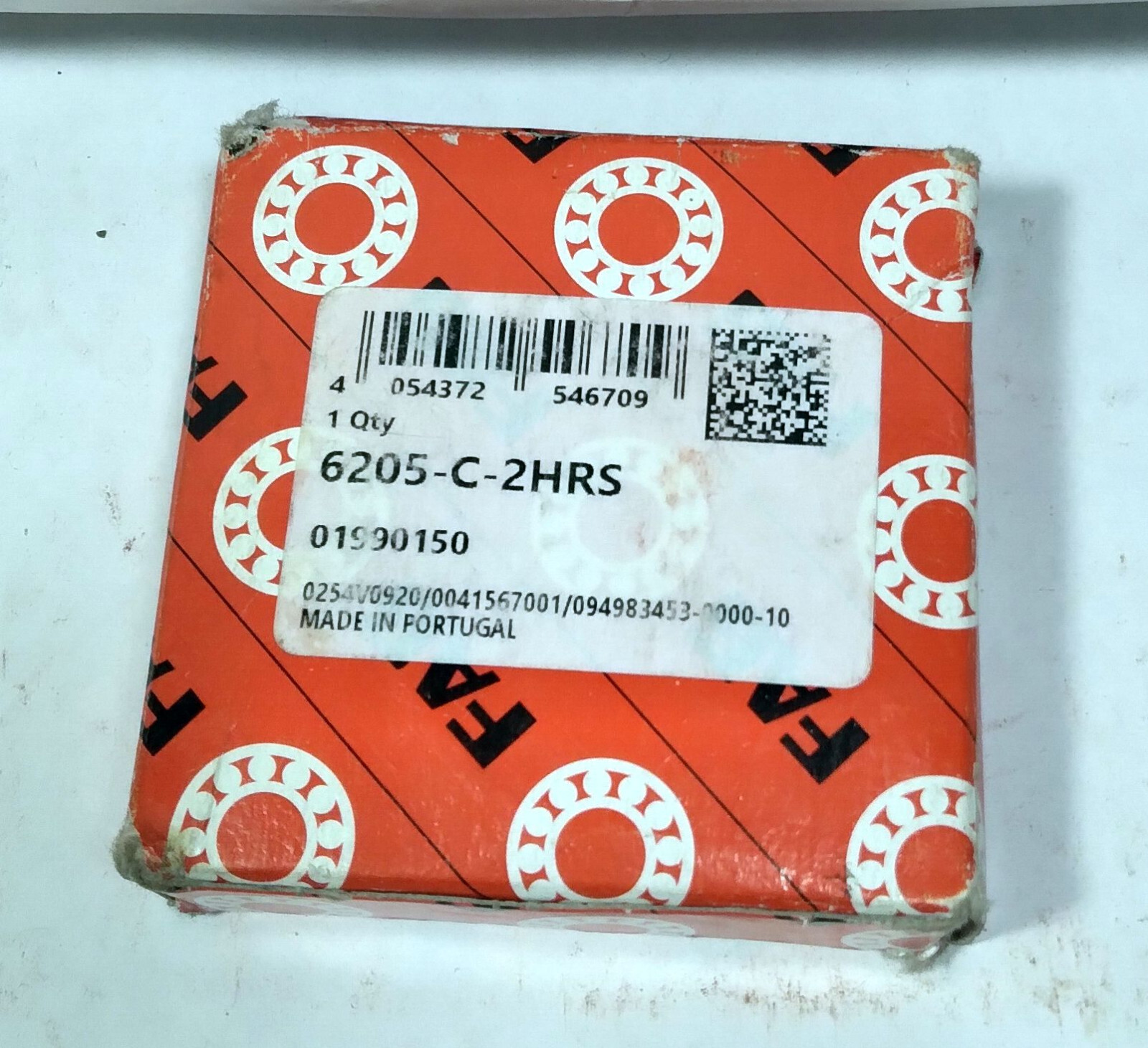 1 NEW FAG 6205-C-2HRS DEEP GROOVE BEARING NIB ***MAKE OFFER***