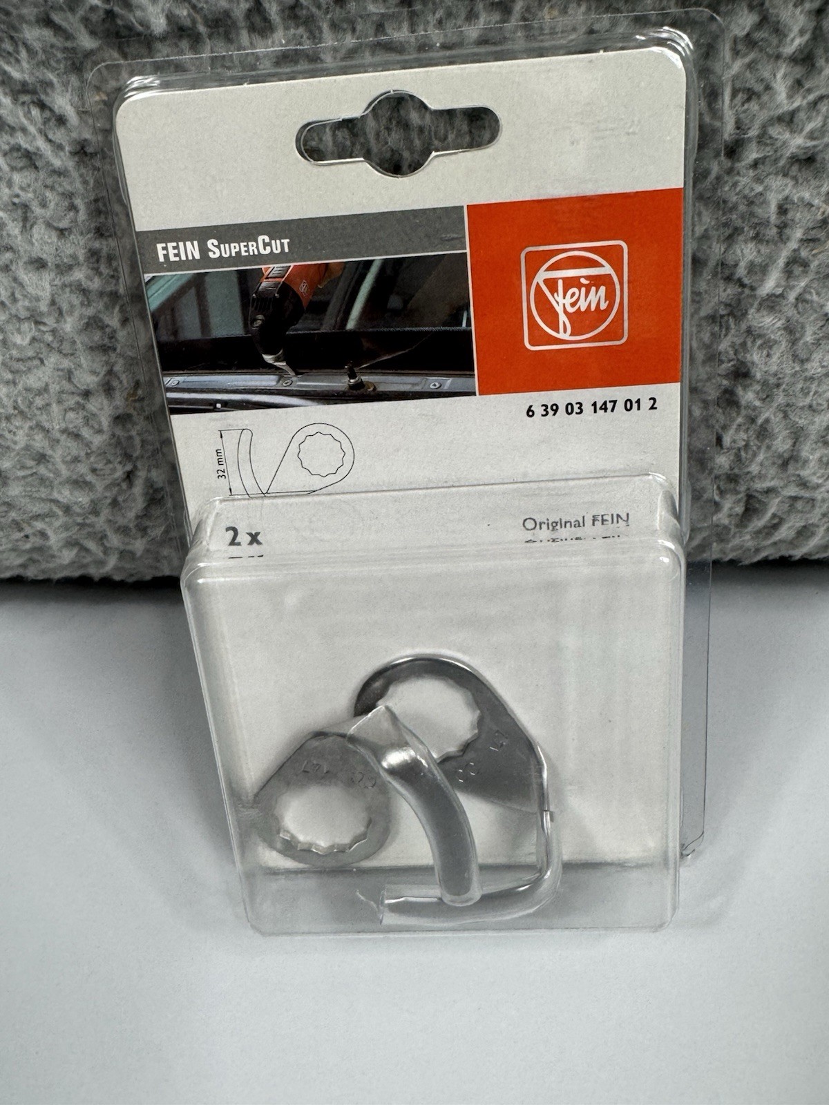 Fein 63903147012 U-Shaped Windshield Cutting Blades 1- 1/4” / 32mm Pack of 2
