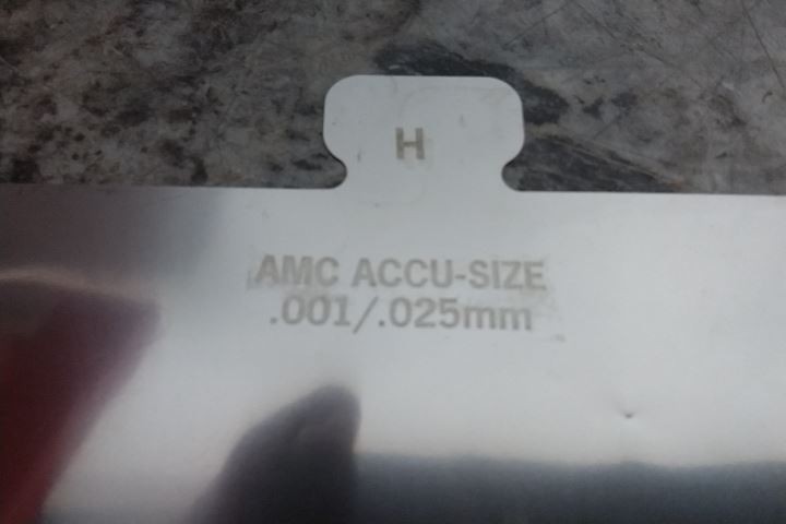 American Metals Co. H300 304 SS Size H Starter Precut Slotted Shim Kit