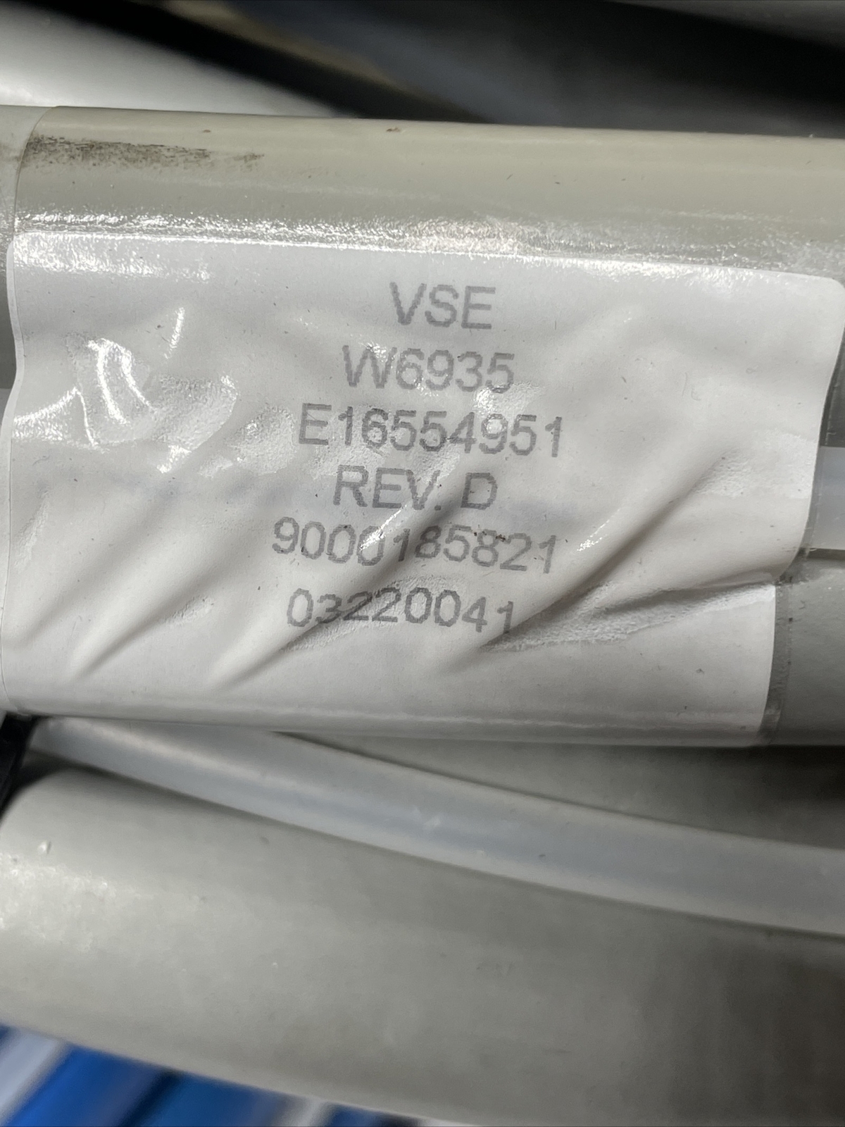 VSE Harness Assembly Chiller Tubing D1 Water W6935 – LOT OF 2 – BLUE & GRAY