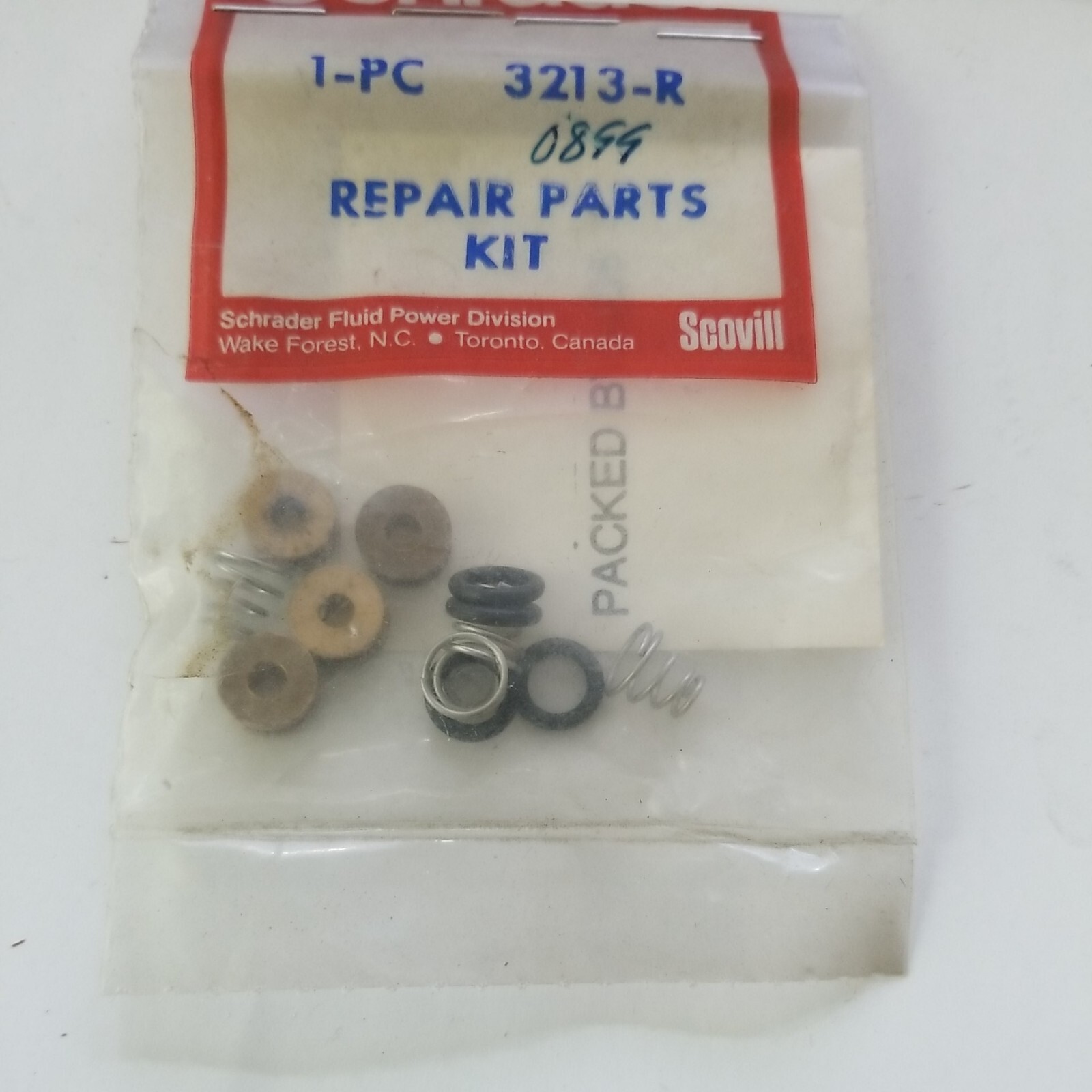 Schrader Repair Parts Kit 3213-R 0899 Last one! NOS