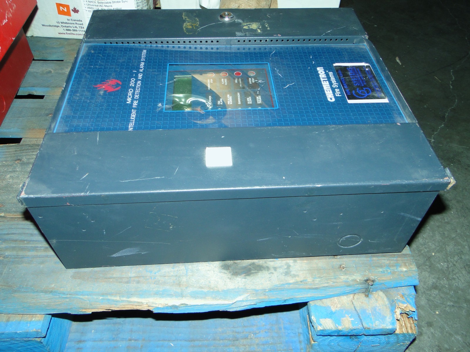 Chemetron Micro 200-I Intelligent Fire Detection and Alarm System Untested READ