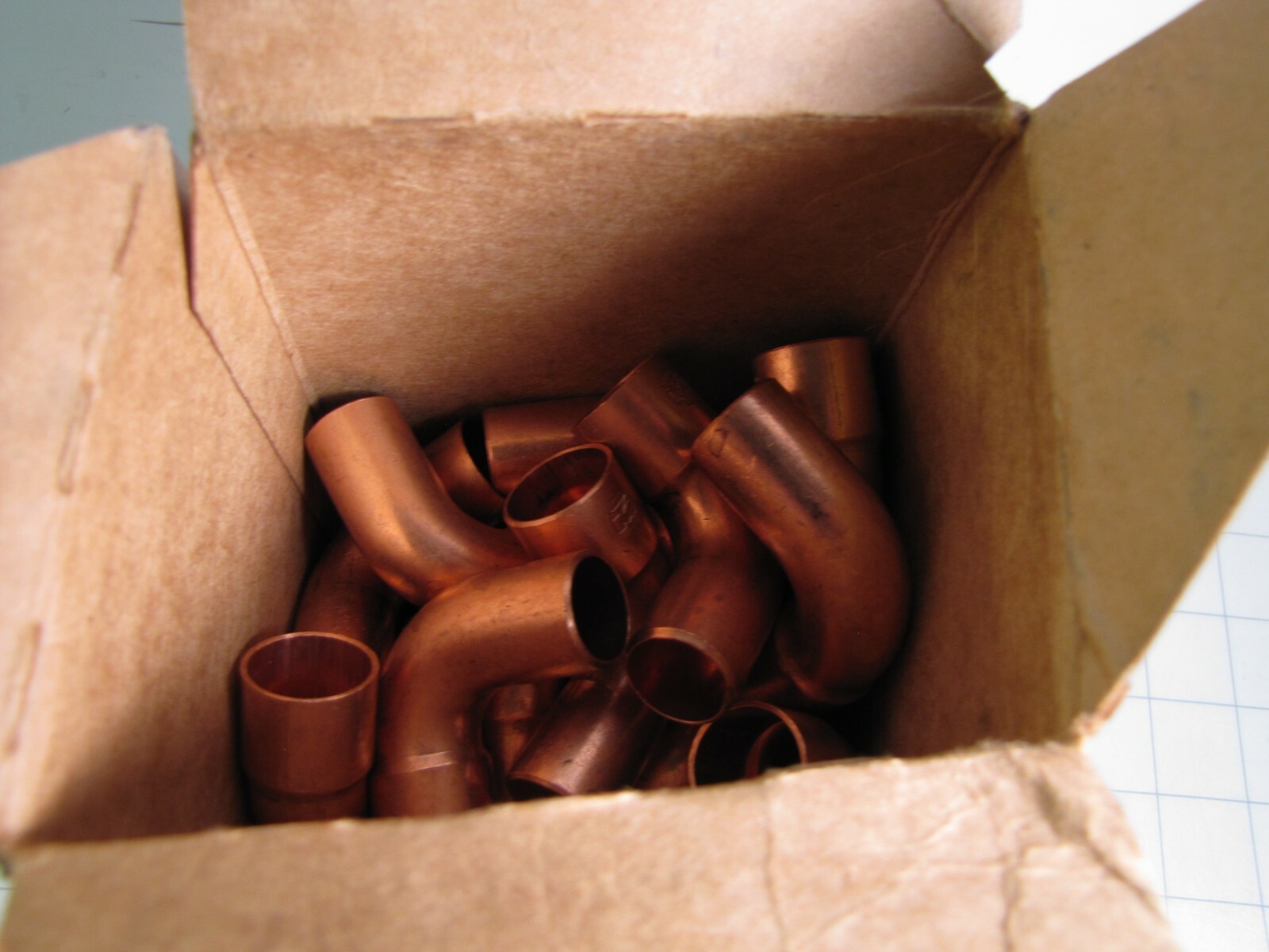 25pk Mueller Streamline W 02330 Copper 90° Elbow 5/8″ (3/4″OD) FTG X C Street SR