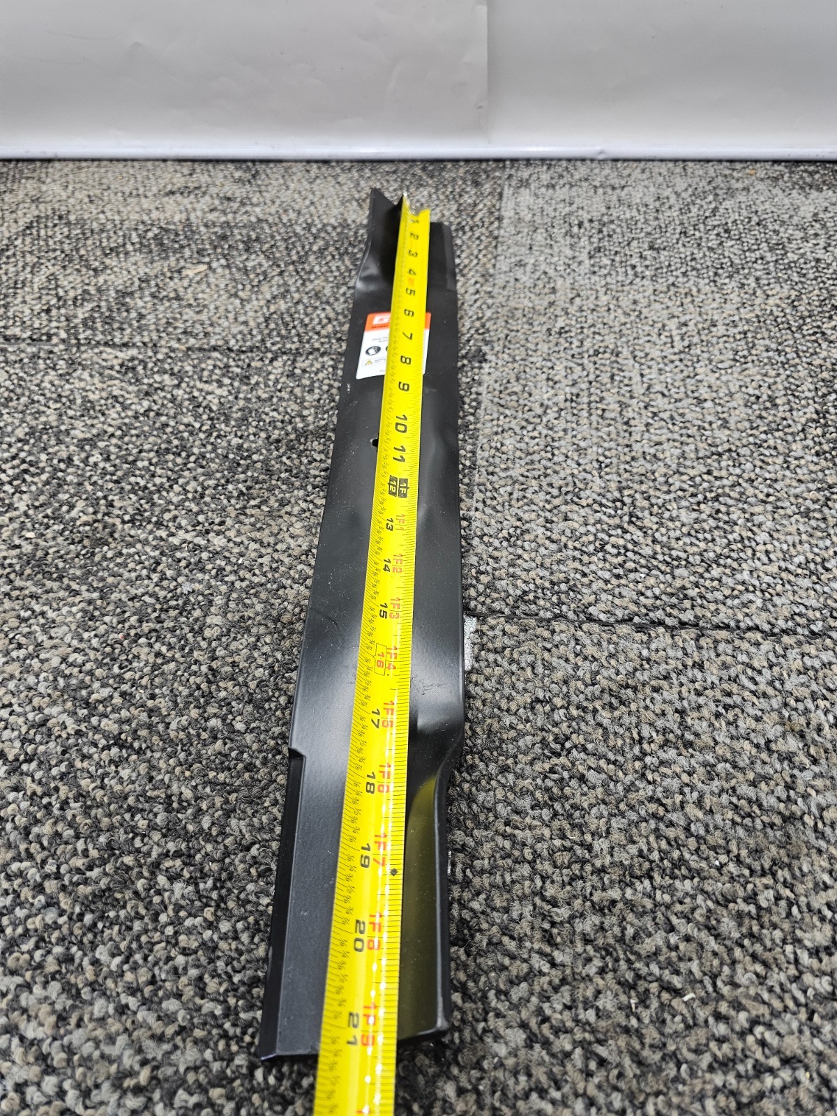 (QTY 2) Mower Blade 40MnB 21″ Length Black GrassCool Point Star