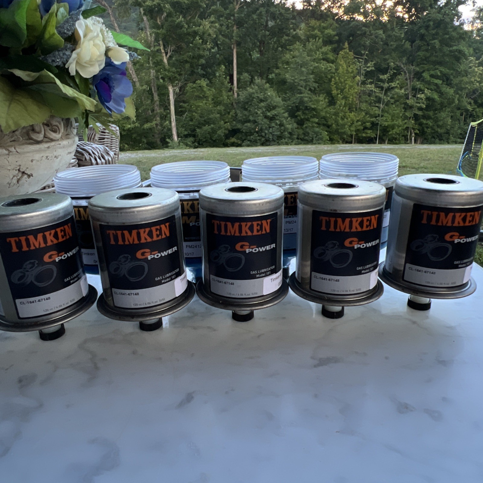 Lot Of Timken M-Power 4/#PM241220 And G-Power Gas Lubricator #PG101231 Old Stock