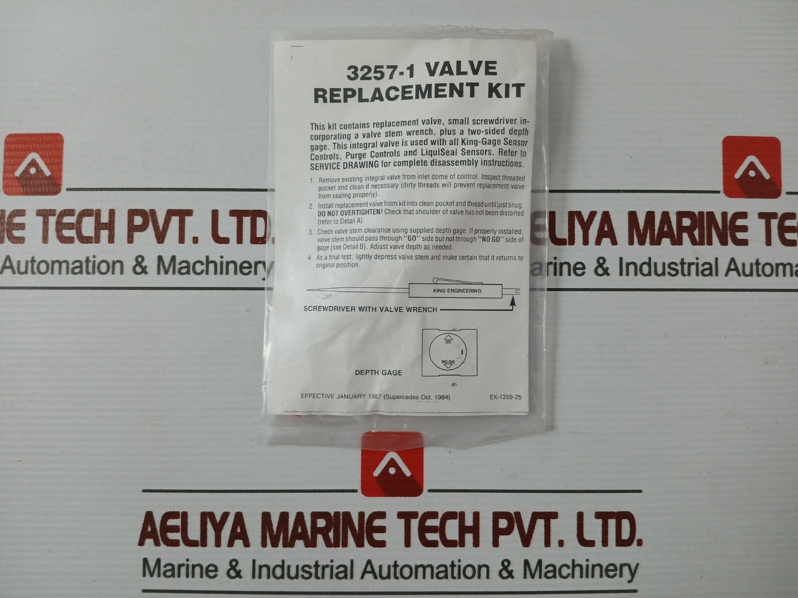 KING ENGINEERING 7334-2 Safe Guard Section Service Kit