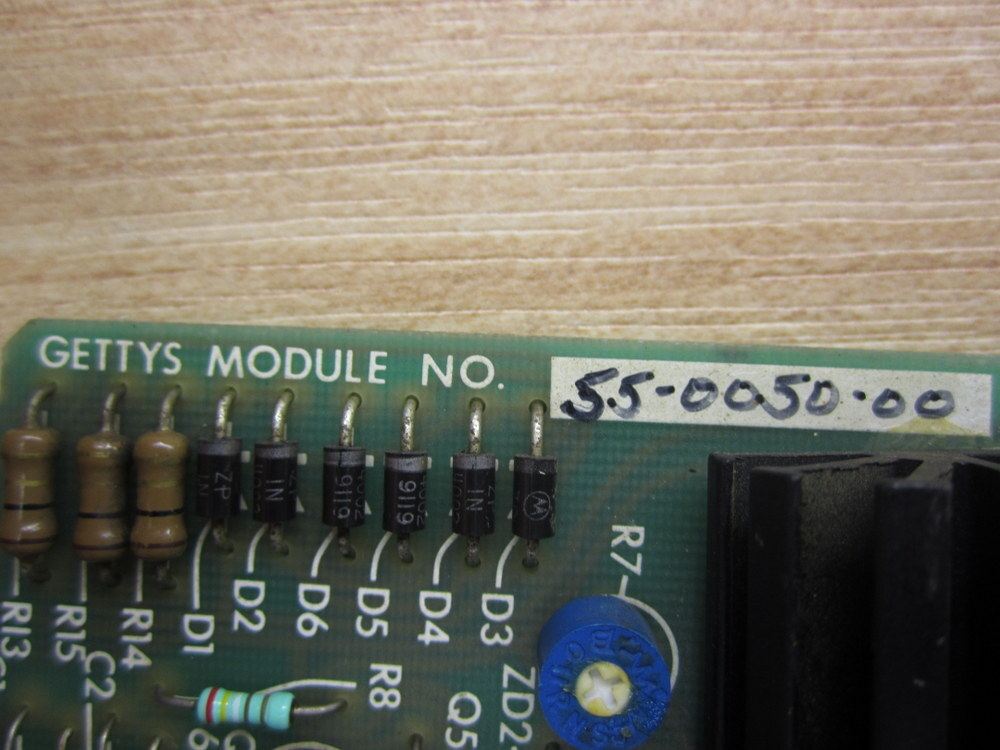 Gettys 55-0050-102 Power Regulator Board 55-0050-00