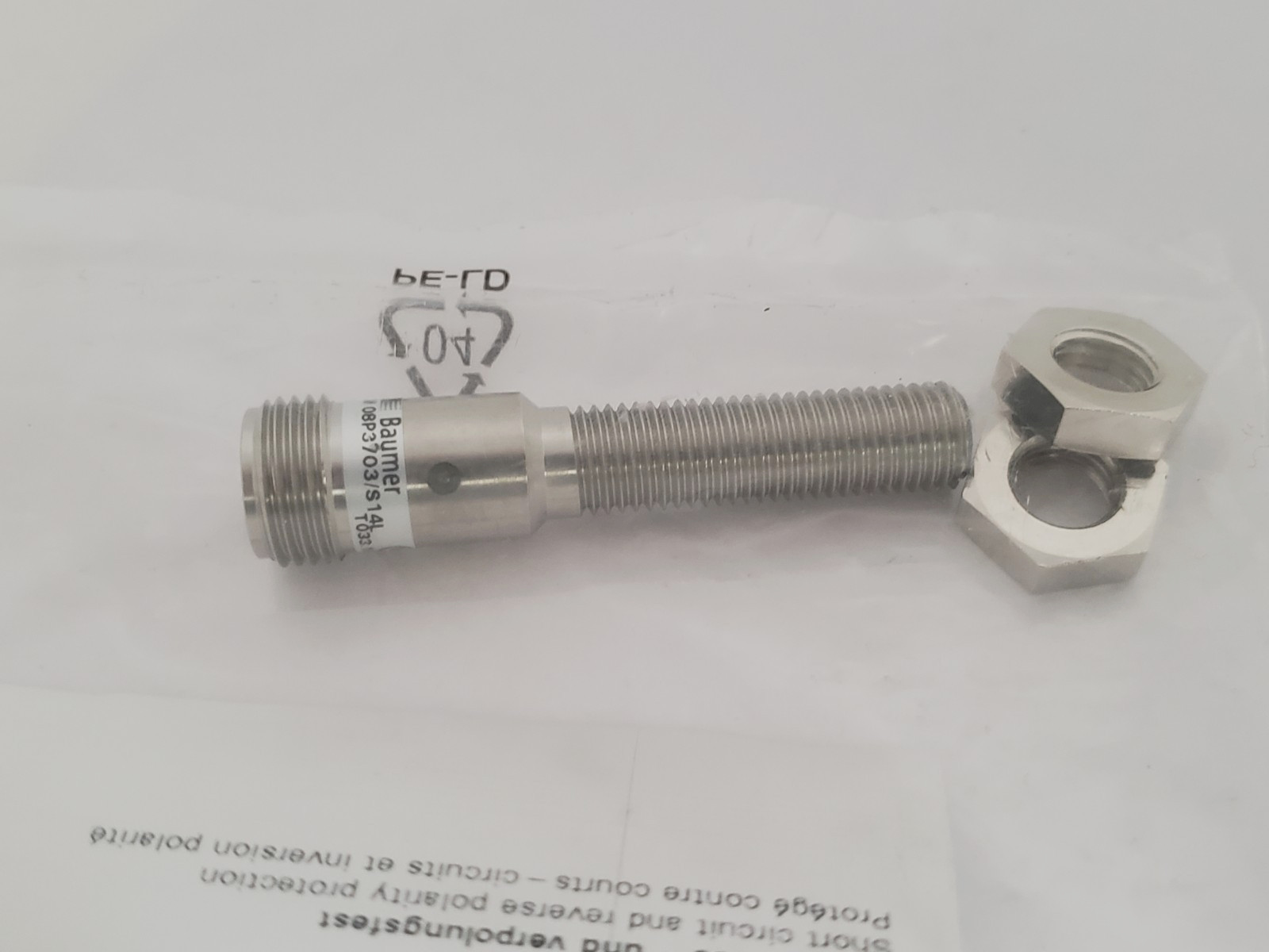 BAUMER IFRM 08P3703/S14L INDUCTIVE SENSOR 4 PIN NIB
