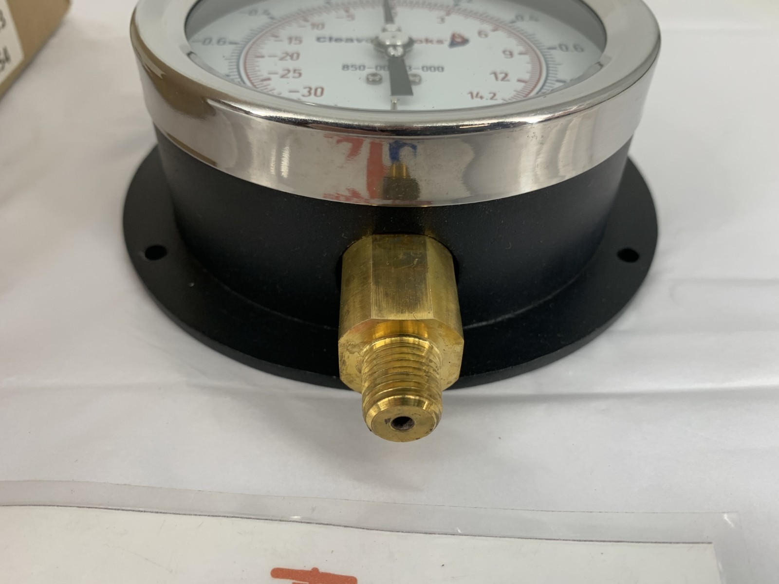 Cleaver-Brooks 850-00013-000 Pressure/Vacuum Gauge 0-15PSI/0-30″ of Mercury