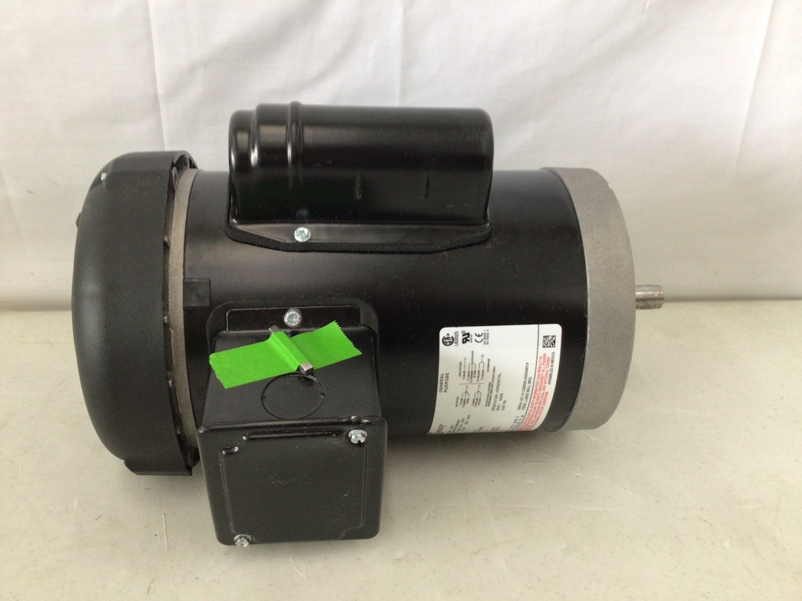 CENTURY – General Purpose Motor 1PH 1 hp, 115/208-230V AC 1,725 RPM