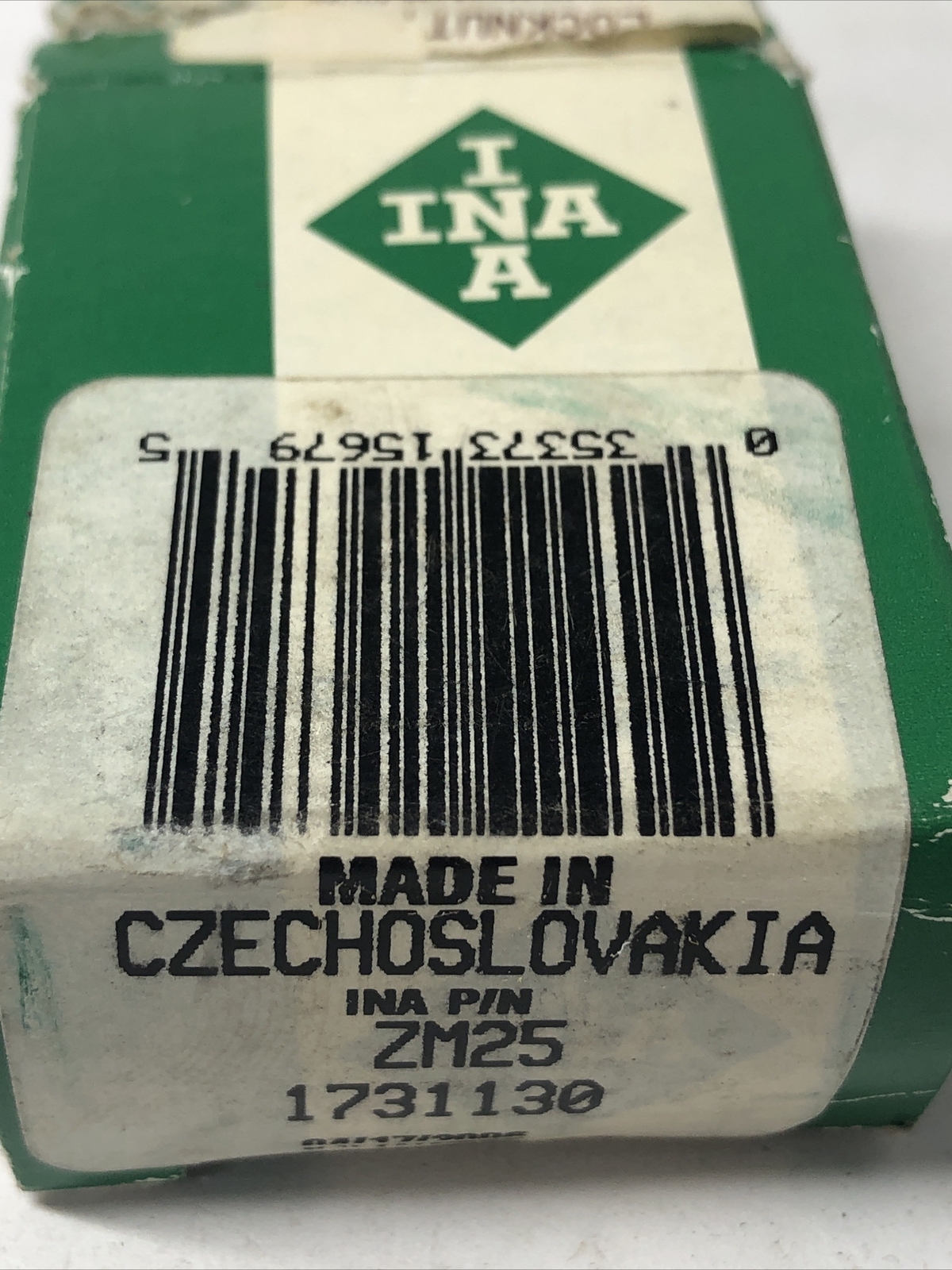 INA ZM25 Precision Lock Nut, 25mm ID x 38mm OD, M25 x 1.5 Thread; 1731130