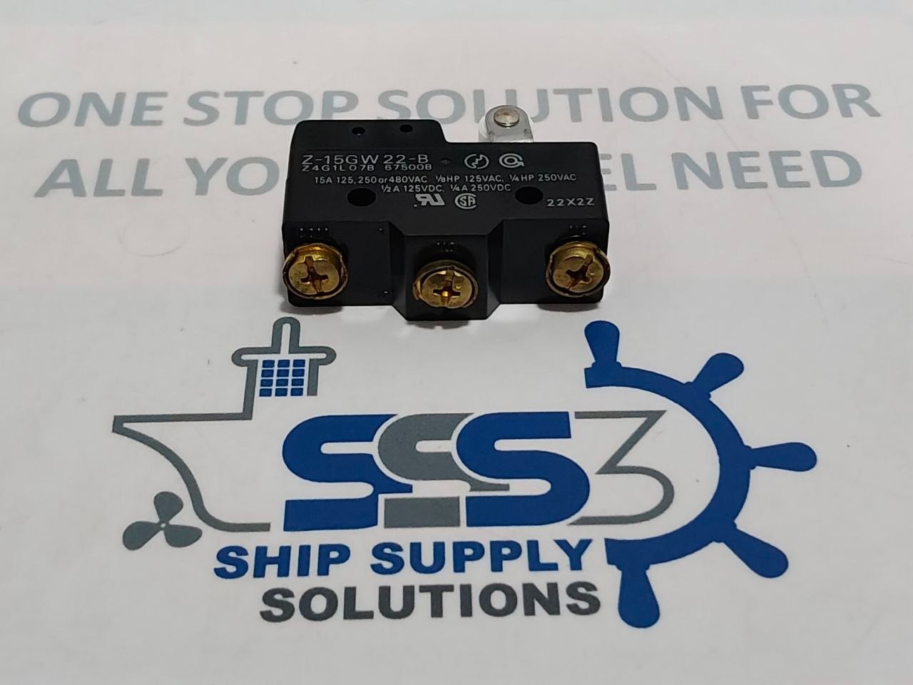 Omron Z-15GW 22-B Micro Switch Z4G1L07B 15A 125, 250 or 480VAC