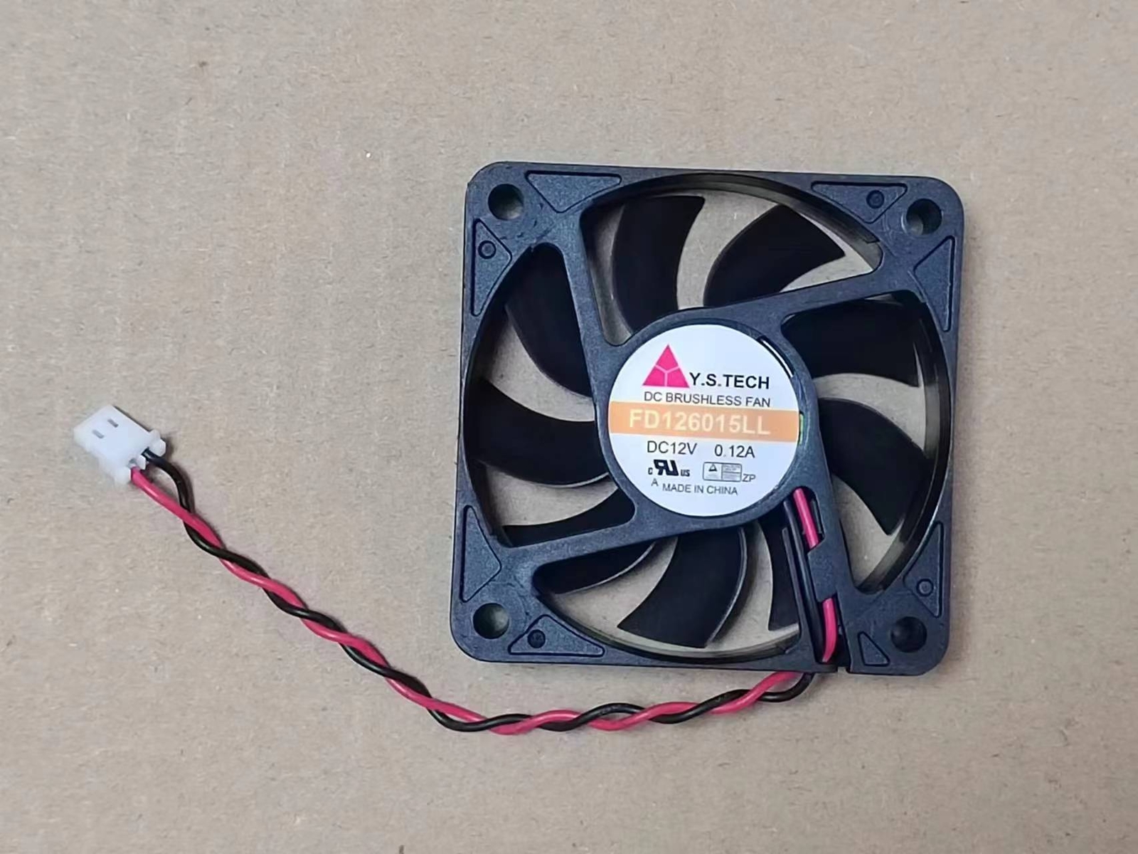 1pcs Y.S.TECH FD126015LL DC12V 0.12A 6015 Silent Fan 2pin