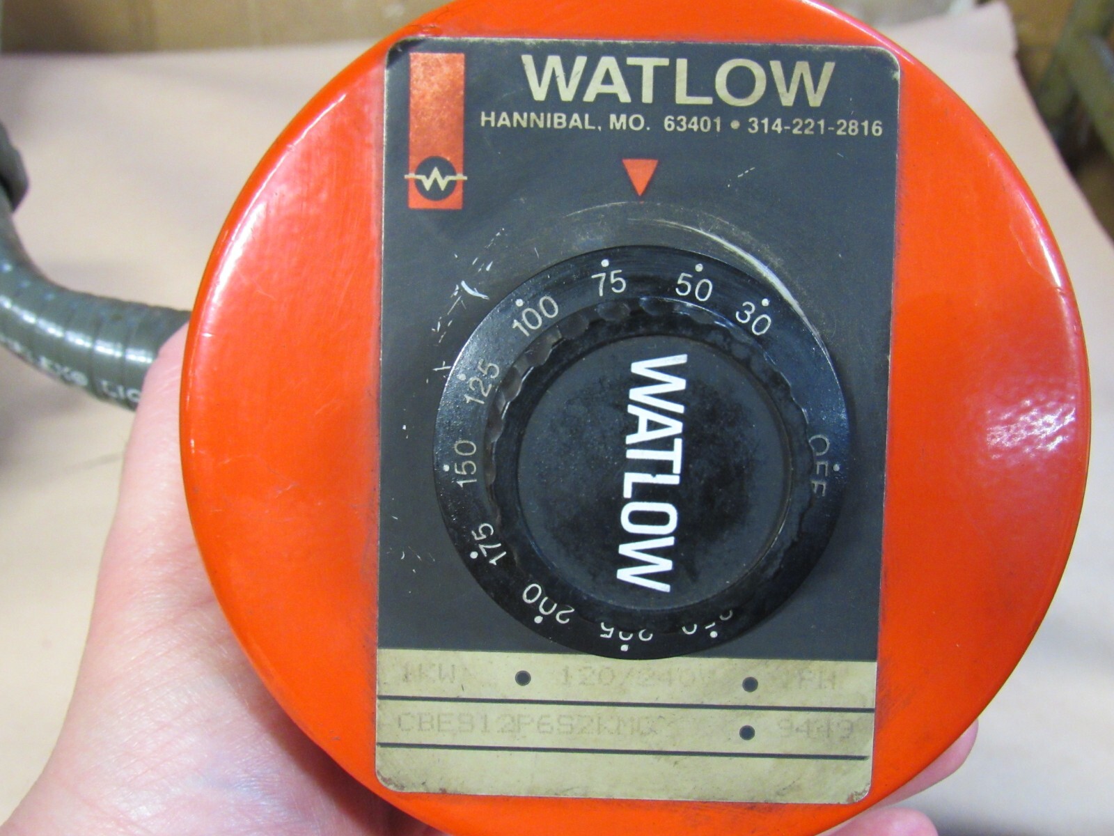 WATLOW IMMERSION HEATER ELEMENT CBES12P6S2KMC 1KW (1000W) 120/240V 1PH 30-250°