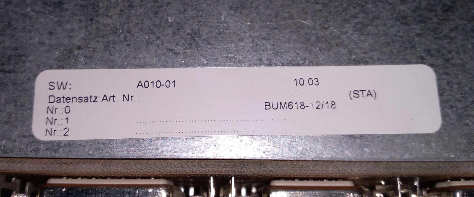 BAUMULLER BUM618-12/18-31-R-1100-A010-01 230V AC 310V DC