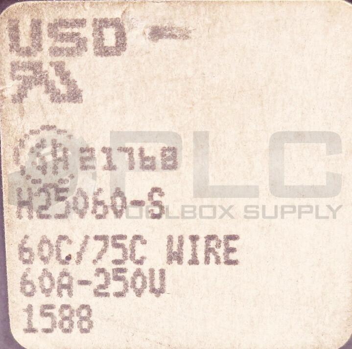 USD H25060-S FUSE HOLDER 60C/75C WIRE 60A-250V