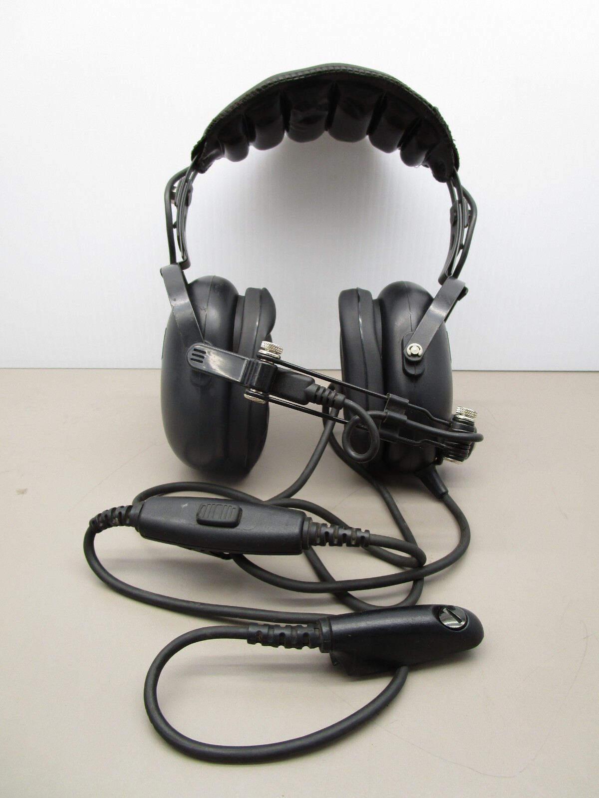 Motorola RMN4019A Medium Duty Radio Headset with PTT Over the Head