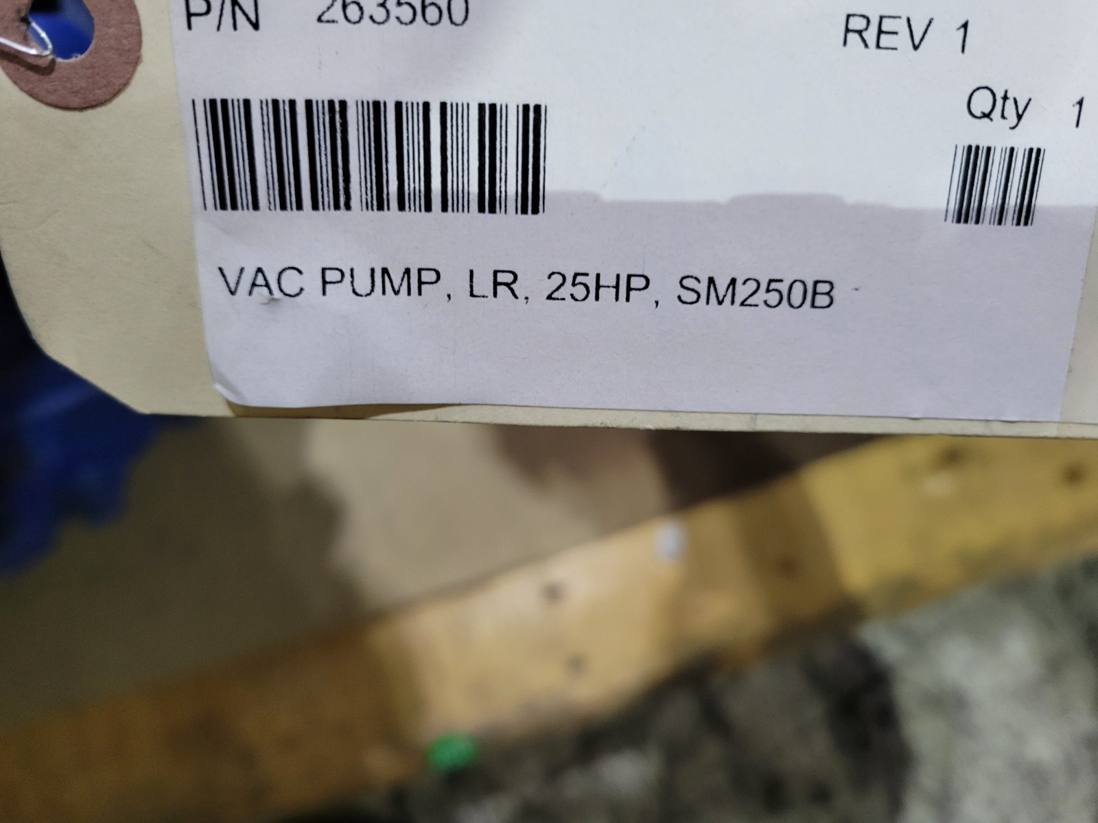 Ohio V-430-35.0071 Model SM200B Pump.