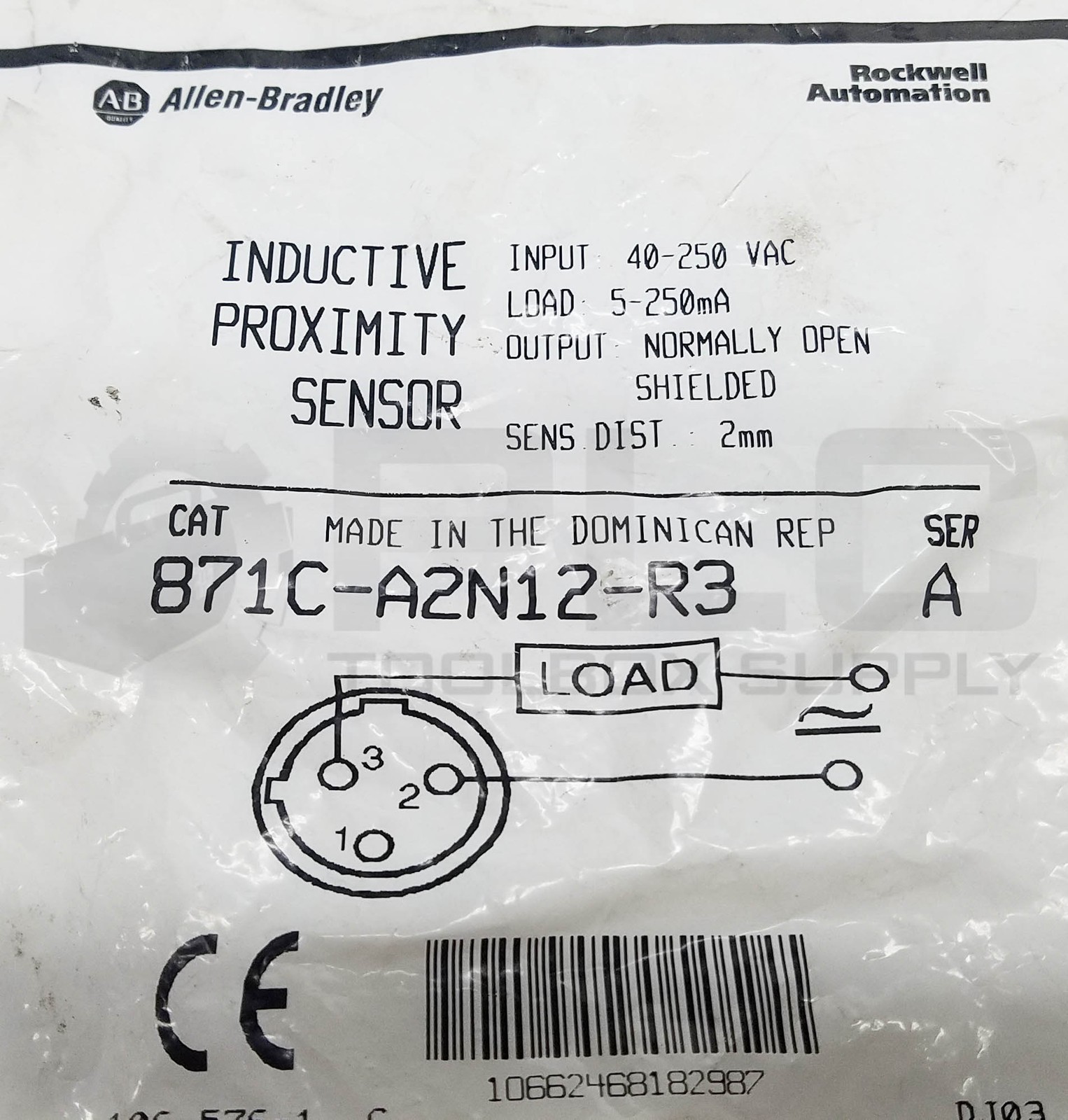 NEW ALLEN BRADLEY 871C-A2N12-R3 /A INDUCTIVE PROXIMITY SENSOR