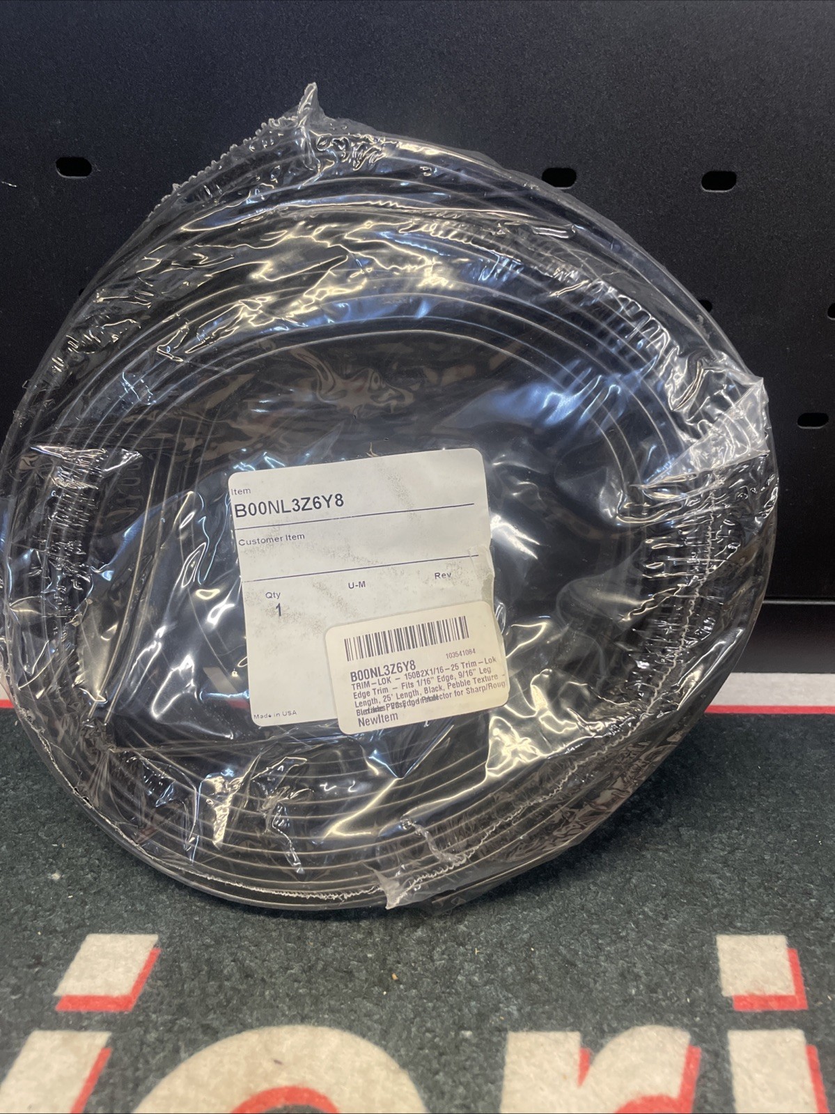 Trim-Lok 150B2x1/16-25 Edge Trim Alum Clip,0.23 In 25 Ft B00NL3Z6Y8