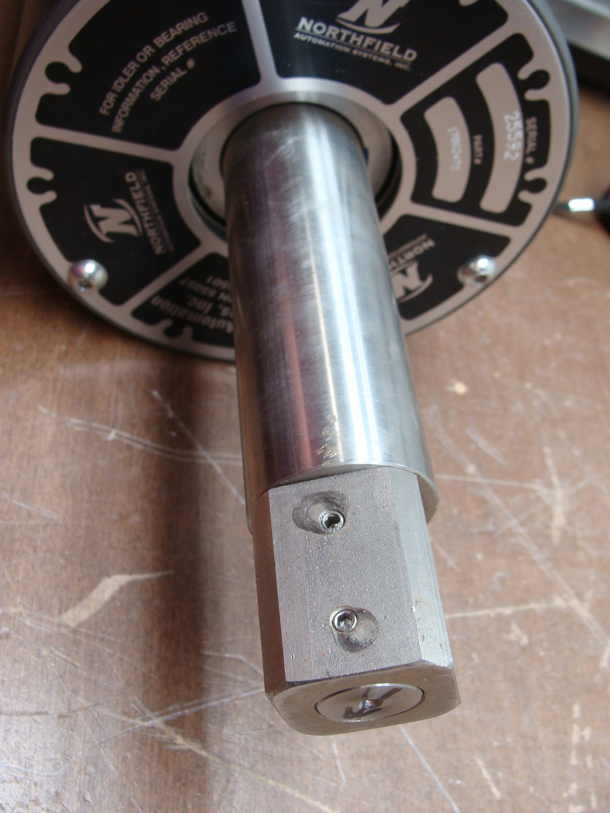 NORTHFIELD MONTALVO TENSION SENSING ROLL LOAD CELL TYPE: TNT LOAD: 25 LB