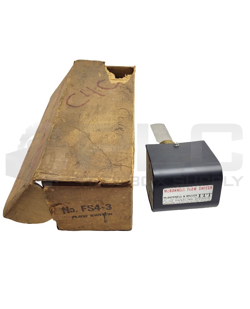 NEW ITT MCDONNELL & MILLER FS4-3 FLOW SWITCH