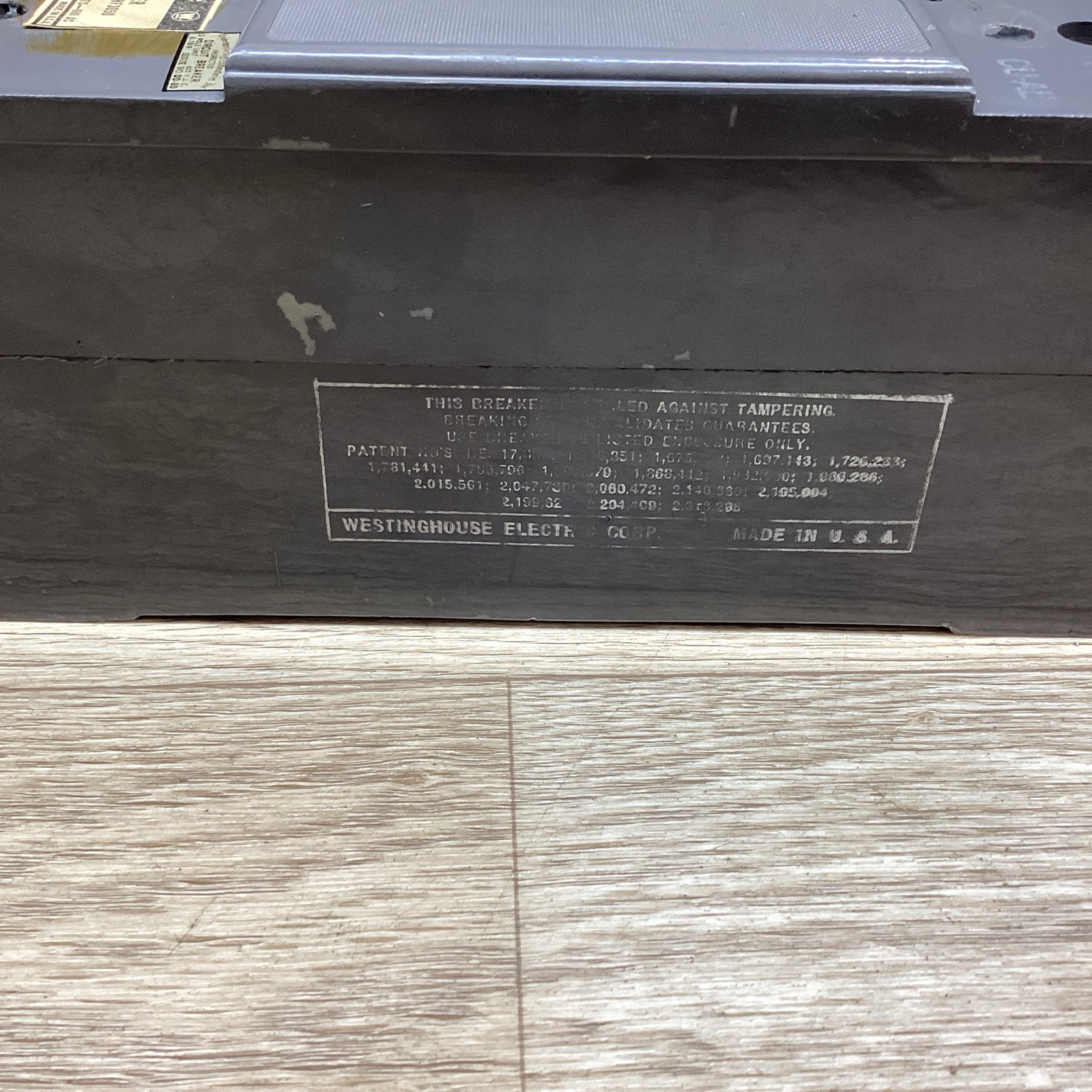 WESTINGHOUSE MARK 75 HF3050 50 AMP 3 POLE 600AC CIRCUIT BREAKER #803D100PR6*CO