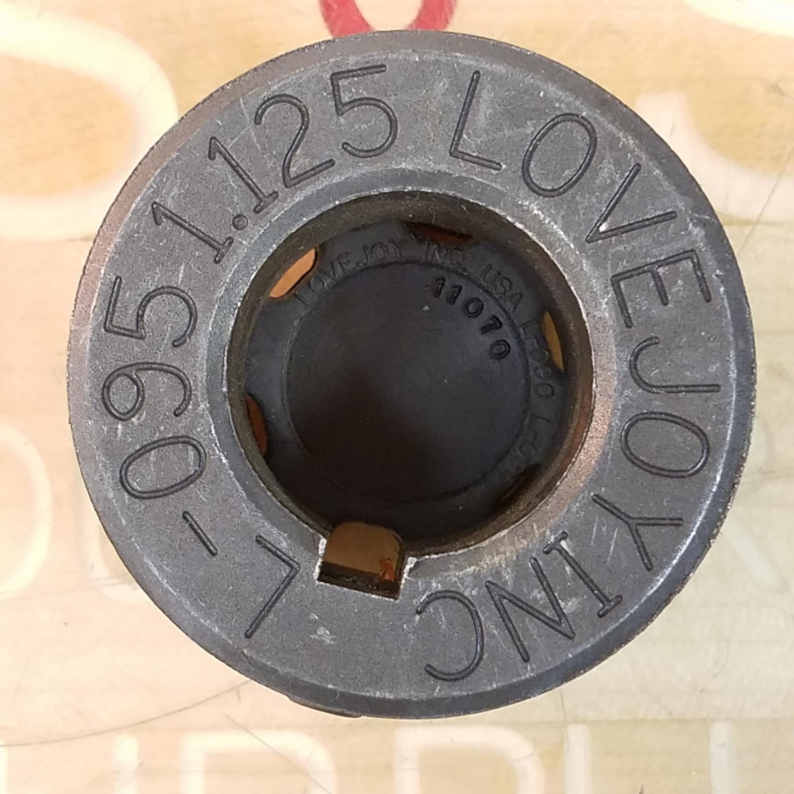 Lovejoy L-0951.125 Coupler & Rubber Spider – USED