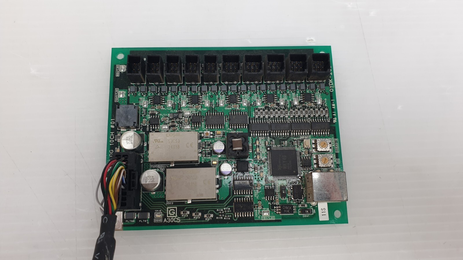 TEL Tokyo Electron BOARD, ANALOG 10CH #01 OYDK-205 – Used, Tested, Working