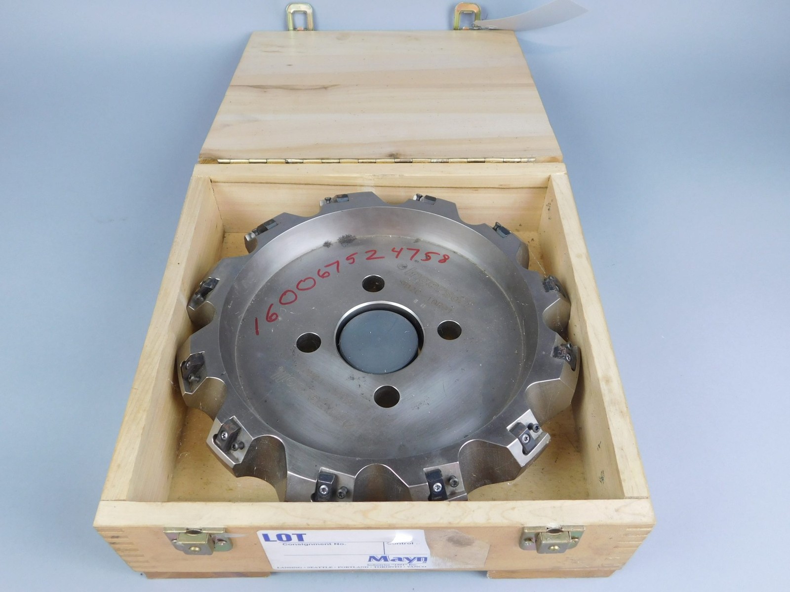 Ingersoll 10″ 45 Degree 9D2C-10R01 Indexable Face Shell Mill – NEW Surplus!