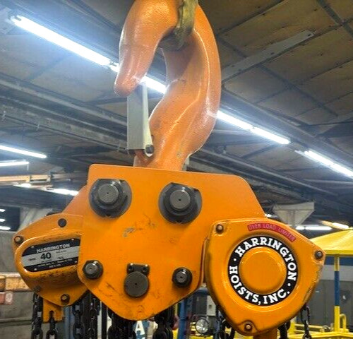 HARRINGTON CB400 40 TON HAND CHAIN HOIST 12′ LIFT