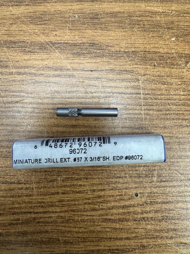 Whitney Tool 3/16″Shank Miniature Drill Extension.031″Hole #67Drill Size GHA-132