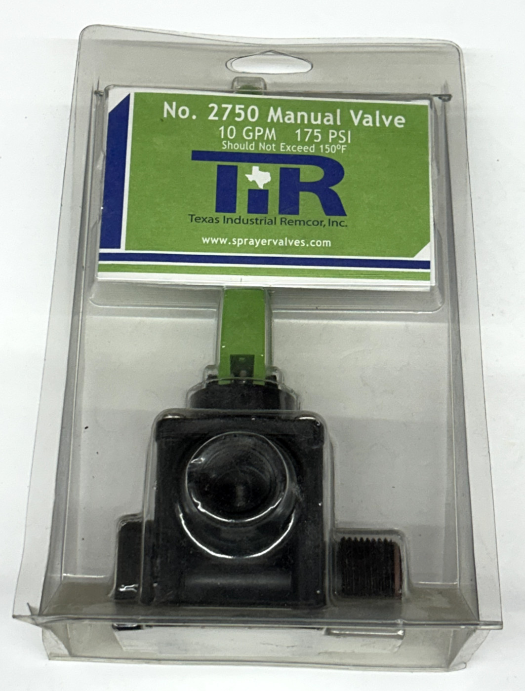 TEXAS INDUSTRIAL REMCOR / TIR 2750 Manual Valve 10 GPM , 175 PSI – New