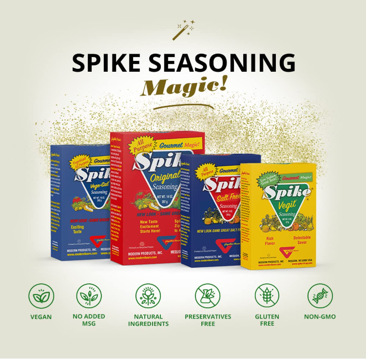 Modern Products, Spice Spike Salt Free, 9 Ounce