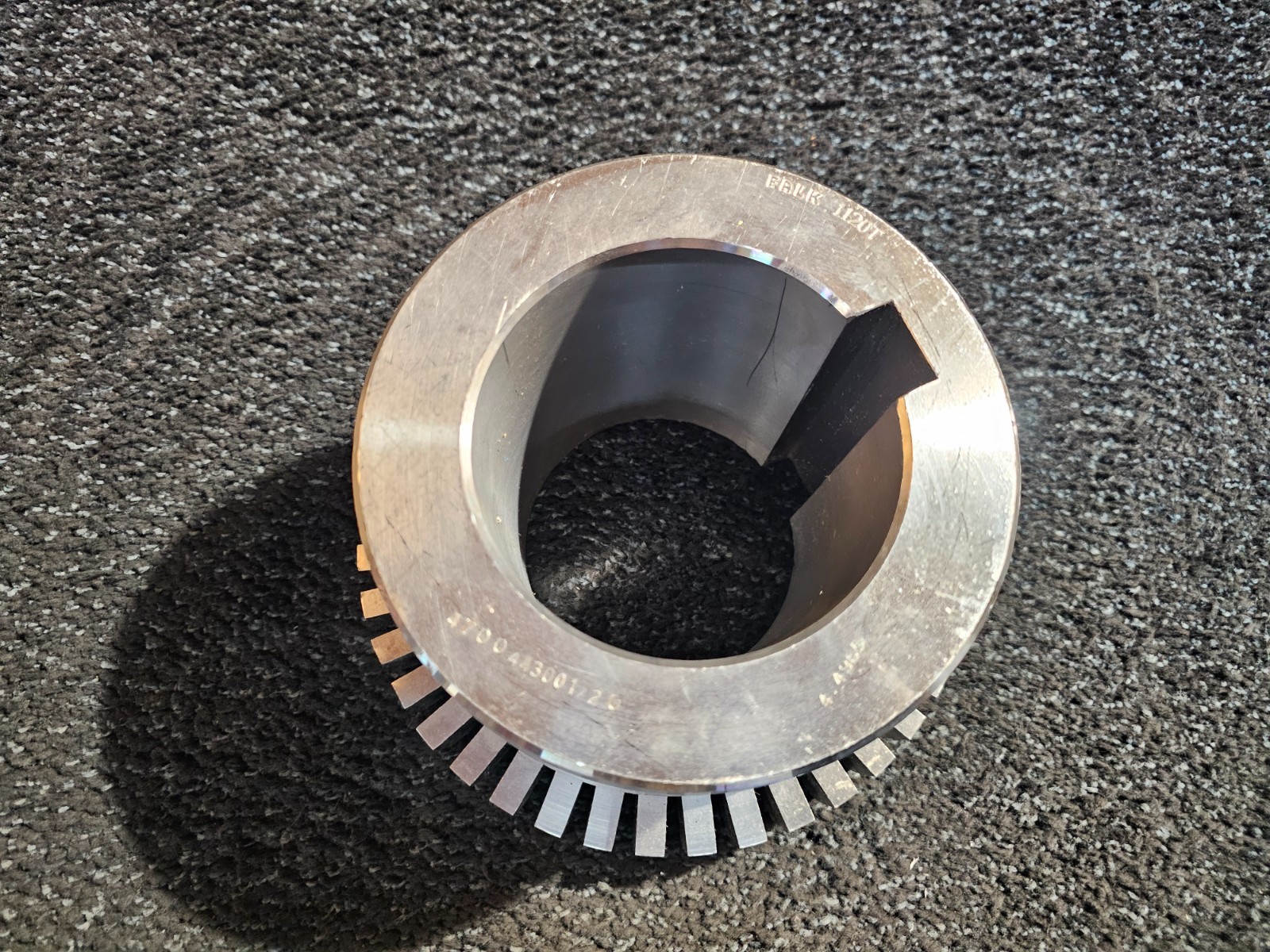 FALK 1120T 4.4965 Grid Coupling Hub Finished w/ Keyway Bore, 4.4965 in Bore Dia