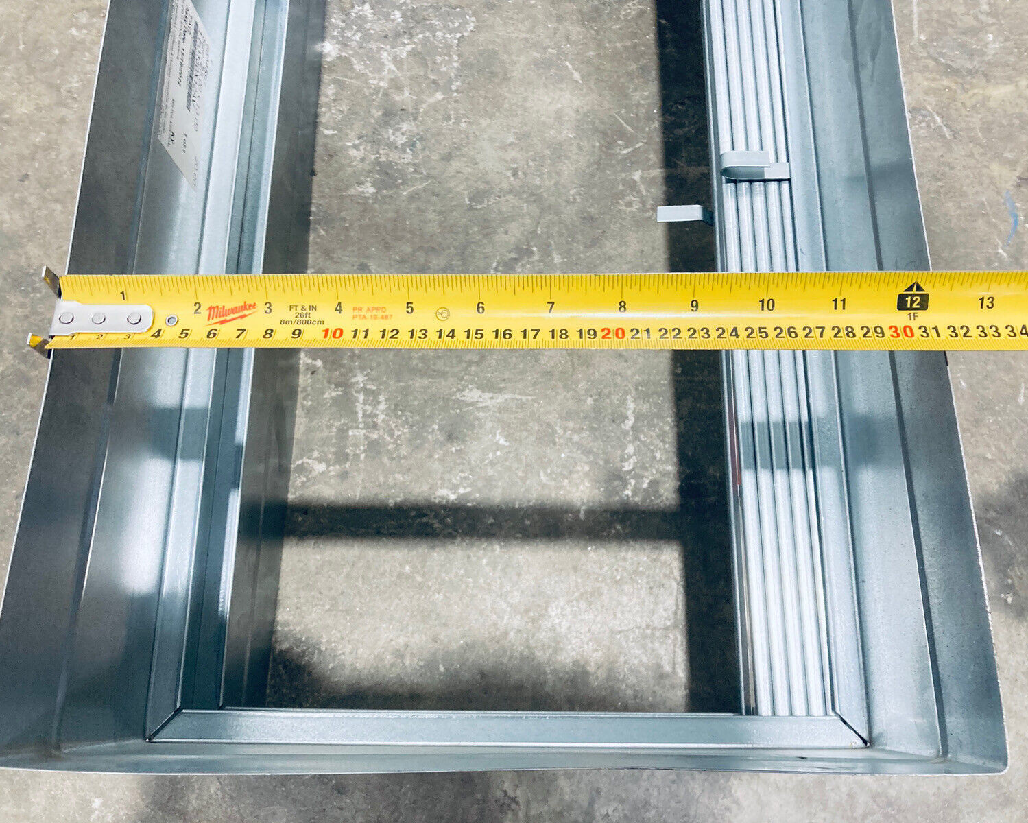 UNUSED GREENHECK FD-150X12-AV-25X13 STATIC FIRE DAMPER 25″X13″ VERTICAL MOUNT