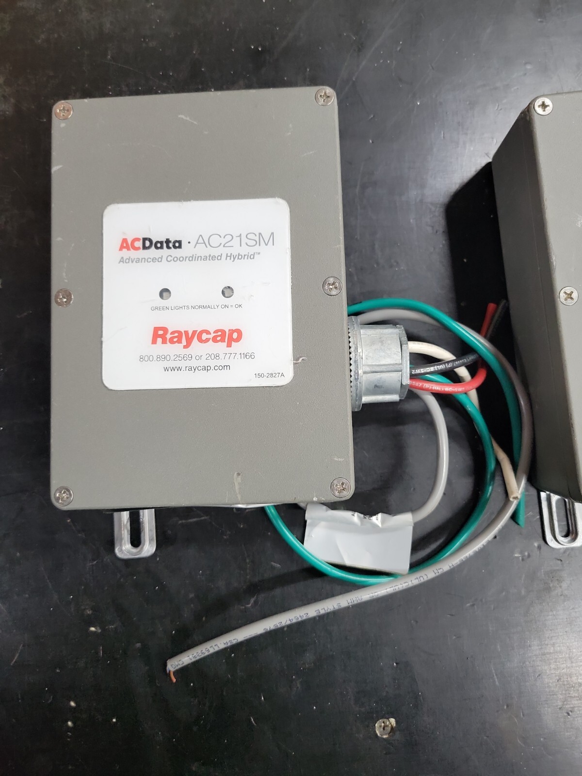 1- Raycap ACDATA AC21SM-PL, TYPE 2 Surge Protection 200A MAX, 240V MAX ~ USED