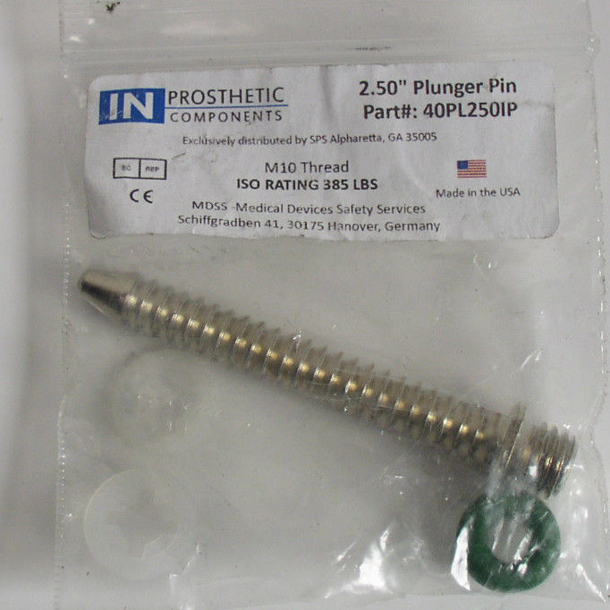 MDSS 40PL250IP 2.50″ Plunger Pin M10 Thread 385 Lbs