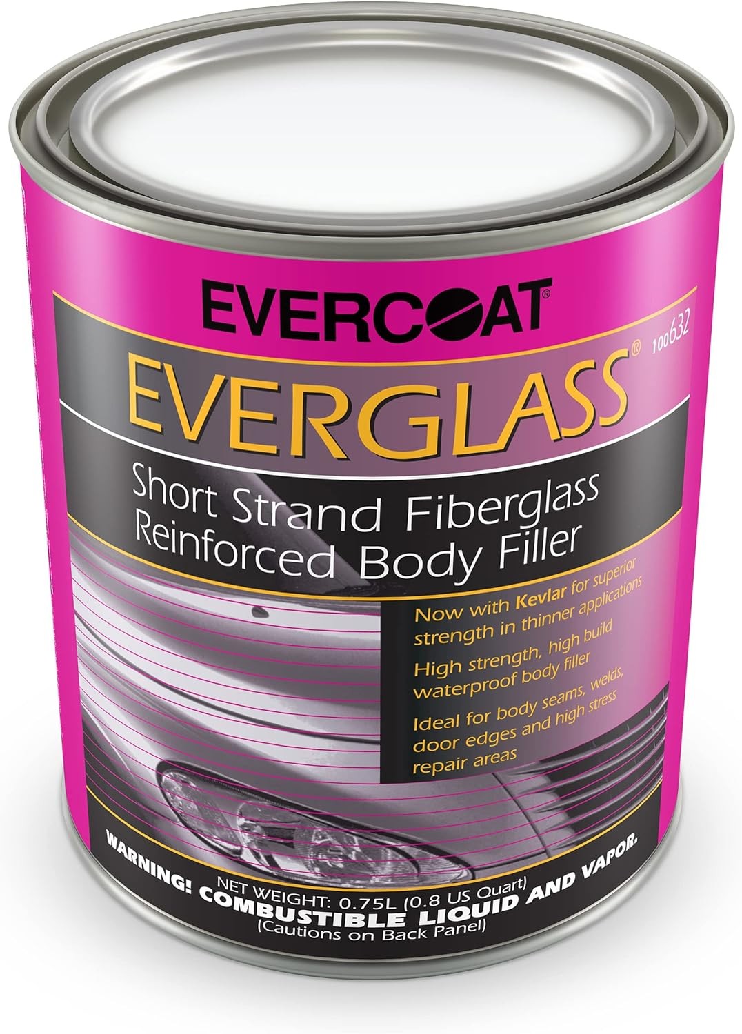 Evercoat Everglass Short Strand Fiberglass Reinforced Filler – Waterproof Filler