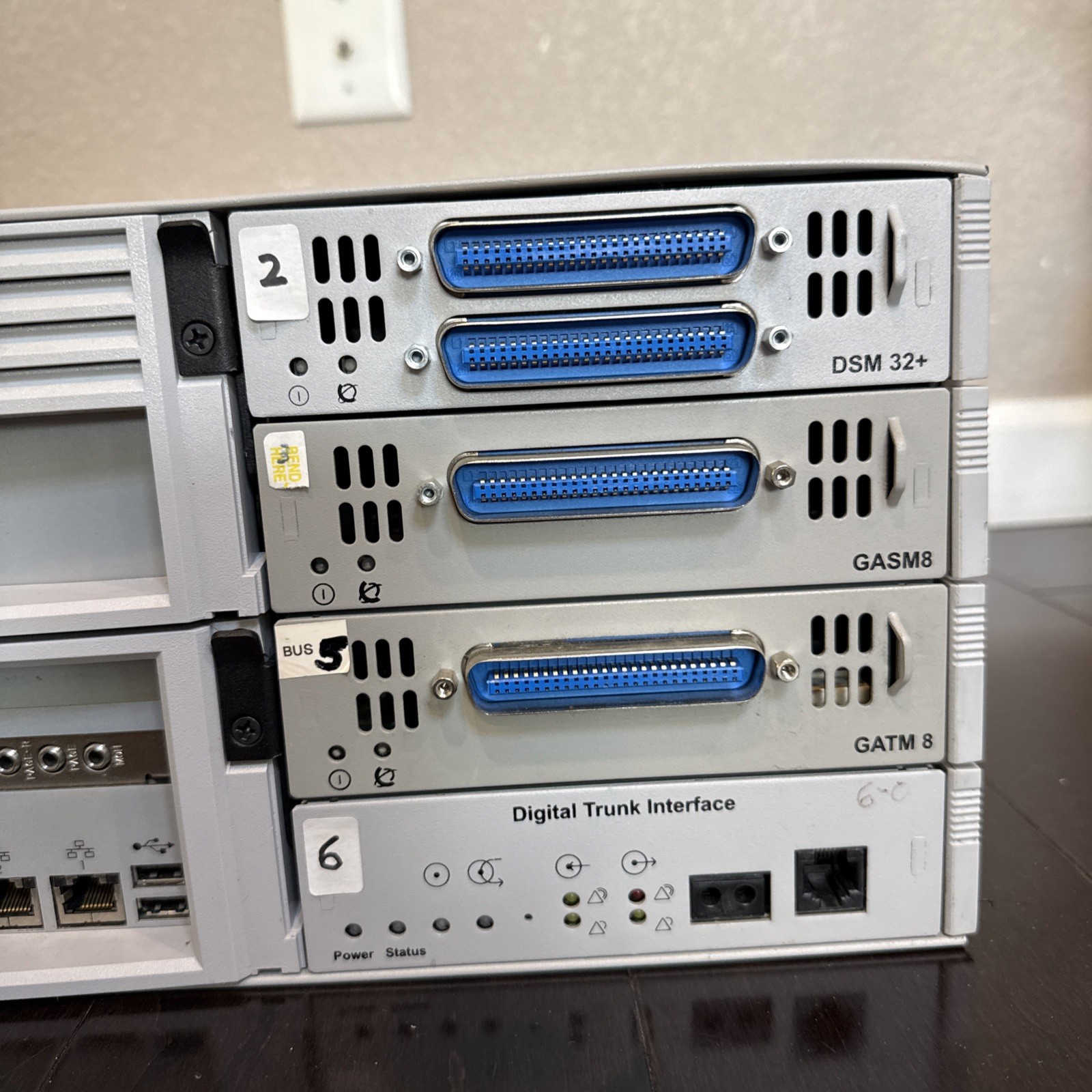NORTEL BCM 400 Business Communications Manager 400 DSM 32+ GASM8 GATM8 Untested