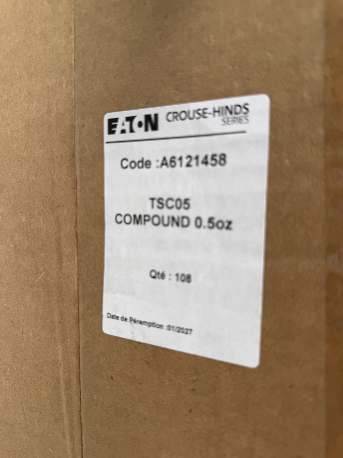 (QTY. 10) EATON Crouse-Hinds TSC05 0.5OZ Epoxy Sealing Sealer Compound EXP 2027