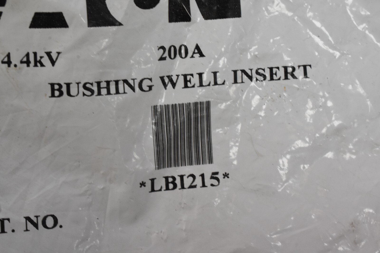 Eaton LB1215 Bushing Well Insert 200 AMP 8.3/14.4KV Red Eaton LBI215