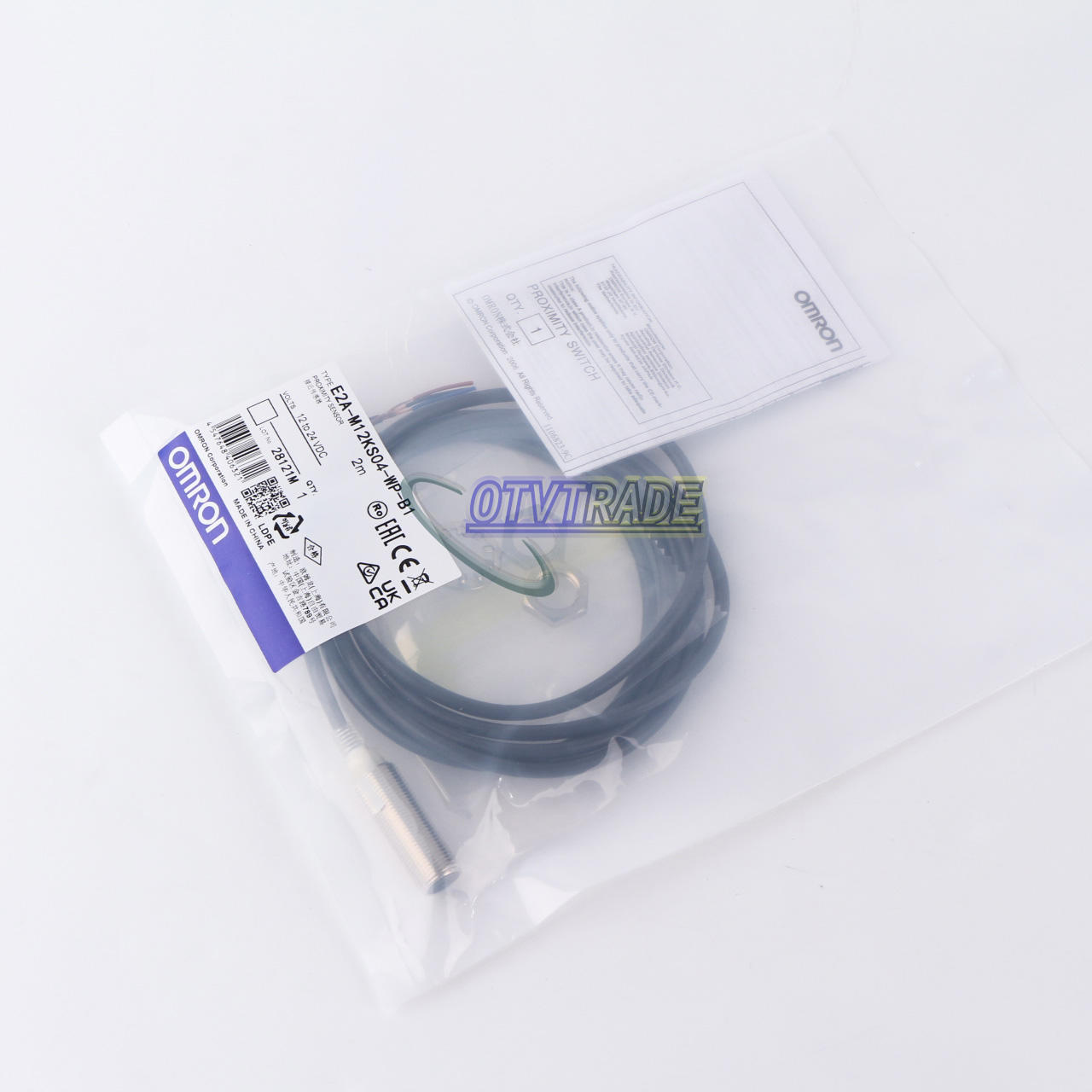 NEW ONE OMRON Photoelectric Switch E2A-M12KS04-WP-B1 E2AM12KS04WPB1